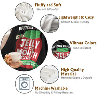 Funny Christmas Vacation Movie Throw Blanket Official Member Jelly Of The Month Club - Wonder Print Shop