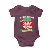 Funny Christmas Vacation Movie Baby Onesie Official Member Jelly Of The Month Club - Wonder Print Shop