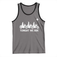 Funny Christmas Christian Biker Tank Top Tonight We Ride Three Wise Men Faith Xmas Motorbikes - Wonder Print Shop