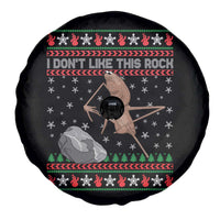 Funny Marcus The Worm Christmas Spare Tire Cover I Dont Like This Rock Xmas Meme - Wonder Print Shop