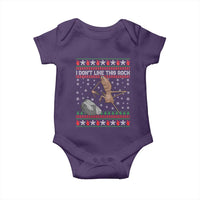 Funny Marcus The Worm Christmas Baby Onesie I Dont Like This Rock Xmas Meme - Wonder Print Shop