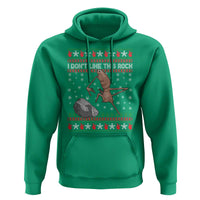 Funny Marcus The Worm Christmas Hoodie I Dont Like This Rock Xmas Meme - Wonder Print Shop