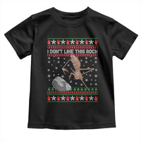 Funny Marcus The Worm Christmas Toddler T Shirt I Dont Like This Rock Xmas Meme - Wonder Print Shop