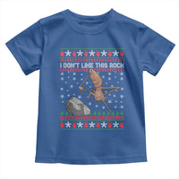Funny Marcus The Worm Christmas Toddler T Shirt I Dont Like This Rock Xmas Meme - Wonder Print Shop