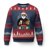 Pope Leo XIV Xmas Ugly Christmas Sweater Cardinal Robert Prevost Santa Chicago - Wonder Print Shop
