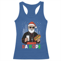 Pope Leo XIV Christmas Racerback Tank Top Cardinal Robert Prevost Santa Chicago - Wonder Print Shop