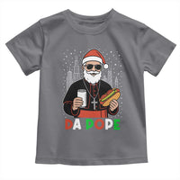 Pope Leo XIV Christmas Toddler T Shirt Cardinal Robert Prevost Santa Chicago - Wonder Print Shop