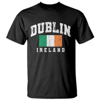Dublin Ireland Flag Irish Retro Throwback Sports Design T Shirt