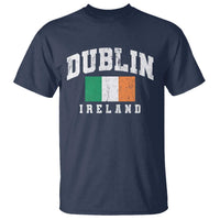 Dublin Ireland Flag Irish Retro Throwback Sports Design T Shirt