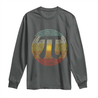 Pi Day Long Sleeve Shirt 3,14 Pi Number Retro Symbol Math Science