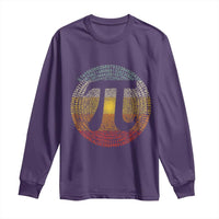 Pi Day Long Sleeve Shirt 3,14 Pi Number Retro Symbol Math Science