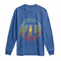 Pi Day Long Sleeve Shirt 3,14 Pi Number Retro Symbol Math Science