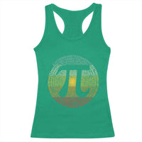 Pi Day Racerback Tank Top 3,14 Pi Number Retro Symbol Math Science