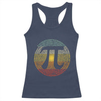 Pi Day Racerback Tank Top 3,14 Pi Number Retro Symbol Math Science