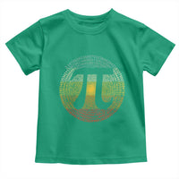 Pi Day Toddler T Shirt 3,14 Pi Number Retro Symbol Math Science