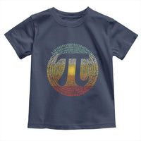Pi Day Toddler T Shirt 3,14 Pi Number Retro Symbol Math Science