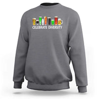 Celebrate Diversity St Patricks Day Beer Drinking Sweatshirt