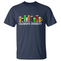 Celebrate Diversity St Patricks Day Beer Drinking T Shirt