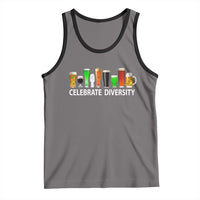 Celebrate Diversity St Patricks Day Beer Drinking Tank Top