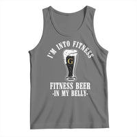 Funny Irish Stout Drinking Tank Top I Am Into Fitness Fitting Beer In My Belly