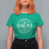 Funny Paddys Irish Pub T Shirt For Women The Worst Bar In America St Patricks Day Beer Drinking
