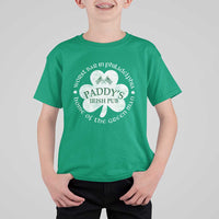 Funny Paddys Irish Pub T Shirt For Kid Worst Bar In Philadelphia St Patricks Day Beer Drinking