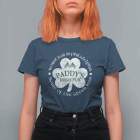 Funny Paddys Irish Pub T Shirt For Women Worst Bar In Philadelphia St Patricks Day Beer Drinking