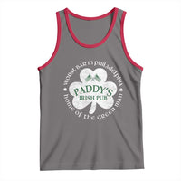 Funny Paddys Irish Pub Tank Top Worst Bar In Philadelphia St Patricks Day Beer Drinking