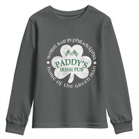 Funny Paddys Irish Pub Youth Sweatshirt Worst Bar In Philadelphia St Patricks Day Beer Drinking