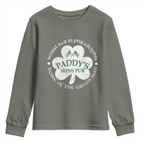 Funny Paddys Irish Pub Youth Sweatshirt Worst Bar In Philadelphia St Patricks Day Beer Drinking