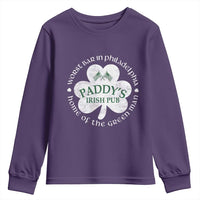 Funny Paddys Irish Pub Youth Sweatshirt Worst Bar In Philadelphia St Patricks Day Beer Drinking