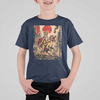 Princess Donut Riding Mongo T Shirt For Kid Japanese Vintage Graphic Ukiyoe Art
