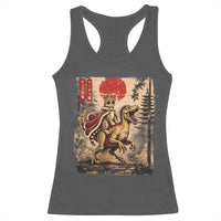 Princess Donut Riding Mongo Racerback Tank Top Japanese Vintage Graphic Ukiyoe Art