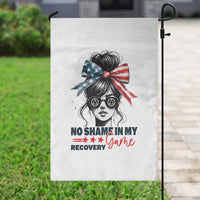 No Shame In My Recovery Game Garden Flag Sobriety AA NA Anniversary