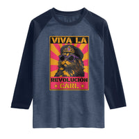 Viva La Revolucion Carl Raglan Shirt Funny Princess Cat Donut Meme