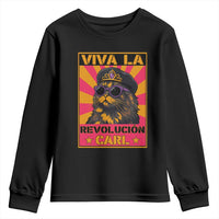 Viva La Revolucion Carl Youth Sweatshirt Funny Princess Cat Donut Meme