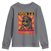 Viva La Revolucion Carl Youth Sweatshirt Funny Princess Cat Donut Meme