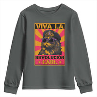 Viva La Revolucion Carl Youth Sweatshirt Funny Princess Cat Donut Meme