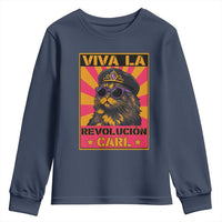Viva La Revolucion Carl Youth Sweatshirt Funny Princess Cat Donut Meme