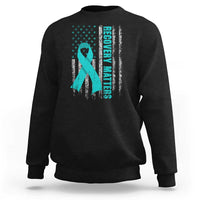Recovery Matter Sobriety Anniversary Sober AA NA Sweatshirt Vintage American Flag