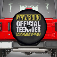 13th Birthday Spare Tire Cover Warning Official Teenager May Contain Attitude Funny 13 Years Old