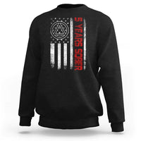 5 Years Sober Sweatshirt 5 Years Sobriety Anniversary Vintage American Flag