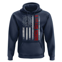 3 Years Sober Hoodie 3 Years Sobriety Anniversary Vintage American Flag