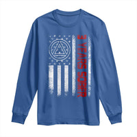 3 Years Sober Long Sleeve Shirt 3 Years Sobriety Anniversary Vintage American Flag