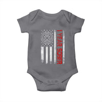 1 Year Sober Baby Onesie 1 Year Sobriety Anniversary Vintage American Flag