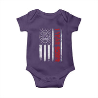 1 Year Sober Baby Onesie 1 Year Sobriety Anniversary Vintage American Flag