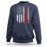 1 Year Sober Sweatshirt 1 Year Sobriety Anniversary Vintage American Flag