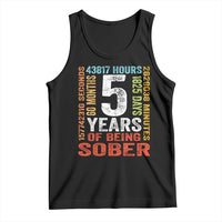 5 Years Of Being Sober Tank Top 5 Years Sobriety Anniversary Addiction Recovery