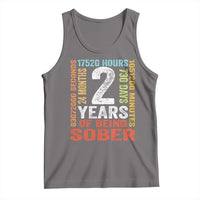 2 Years Of Being Sober Tank Top 2 Years Sobriety Anniversary Addiction Recovery