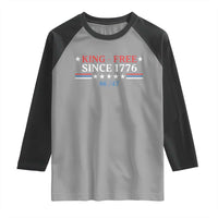Funny King Free Since 1776 8647 Raglan Shirt